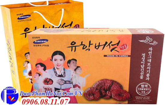 Nấm linh chi Hàn Quốc 3 cô gái hộp 1kg