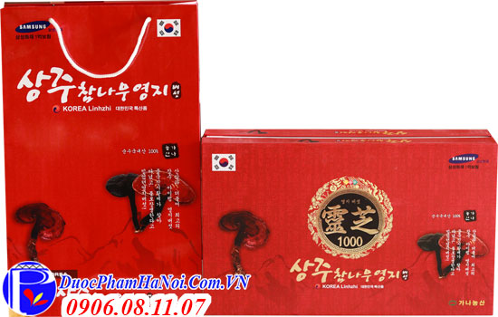 Nấm Linh Chi Hàn Quốc Hộp Đỏ Korea Linhzhi 1000