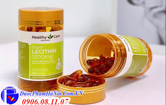 Mầm đậu nành Úc healthy care super lecithin 1200mg 100 viên