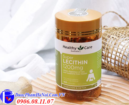 Mầm đậu nành Úc healthy care super lecithin 1200mg 100 viên