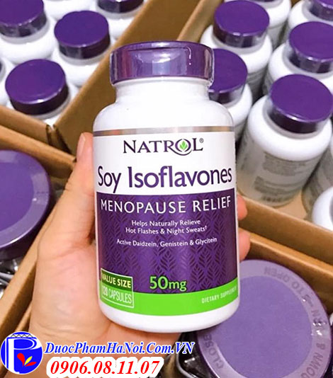 Mầm đậu nành Natrol Soy Isoflavones 50mg 120 viên