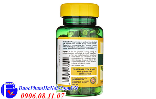 Puritan's Pride Evening Primrose Oil 500mG Chính Hãng Của Mỹ