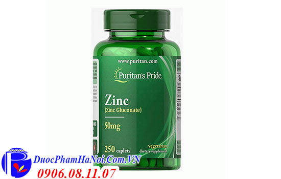 Puritan's Pride Zinc Gluconate 50mG 250 viên