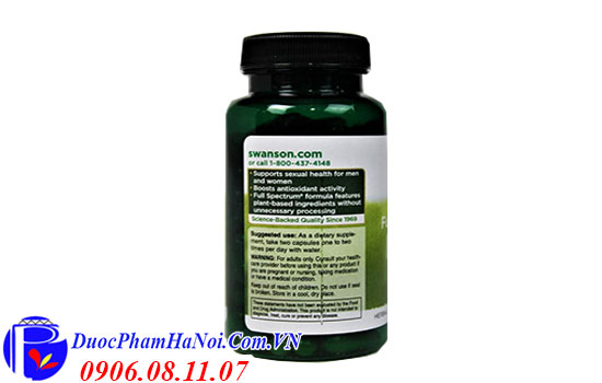 Swanson Full Spectrum Maca 100 viên