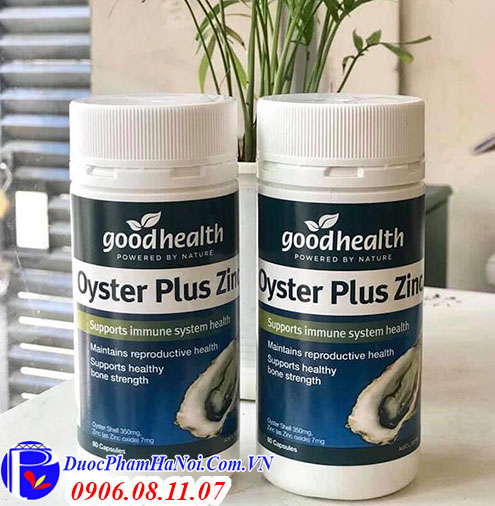Tinh chất hàu oyster plus zinc goodhealth 60 viên