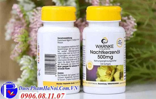 Tinh dầu hoa anh thảo đức warnke nachtkerzenol 500mg
