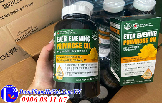 Tinh Dầu Hoa Anh Thảo Hàn Quốc 365 Viên Ever Evening Primrose Oil