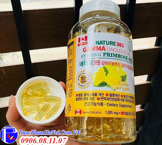 Viên Dầu Hoa Anh Thảo Nature 365 Gamma Linolenic Acid Hàn Quốc