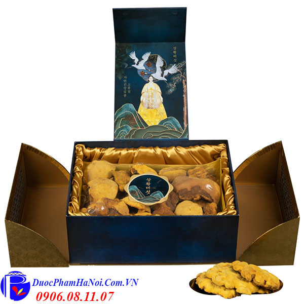 Nấm Thượng Hoàng Cao Cấp Loại Lâu Năm Hộp 1Kg Của Hàn Quốc