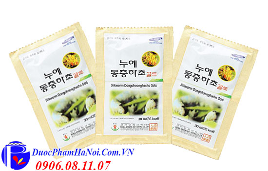 Đông trùng hạ thảo Hàn Quốc hộp gỗ 60 gói