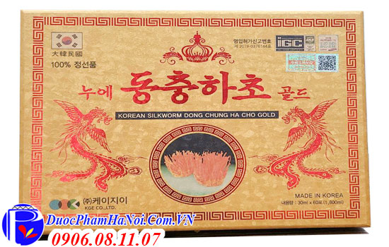 Đông trùng hạ thảo Korean Silkworm Dong Chung Ha Cho Gold