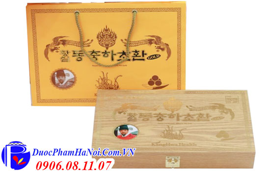 Đông trùng hạ thảo hộp gỗ 30 viên Kanghwa Hàn Quốc