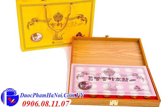 Đông trùng hạ thảo hộp gỗ 30 viên Kanghwa Hàn Quốc