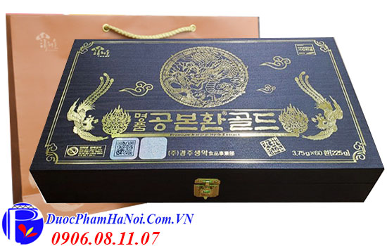 Đông trùng hạ thảo hộp gỗ 60 viên Premium Natural Herb Extract