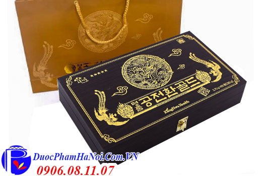 Đông trùng hạ thảo hộp gỗ đen 60 viên Kanghwa Hàn Quốc