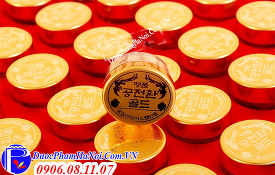 Đông trùng hạ thảo hộp gỗ vàng 60 viên Hàn Quốc