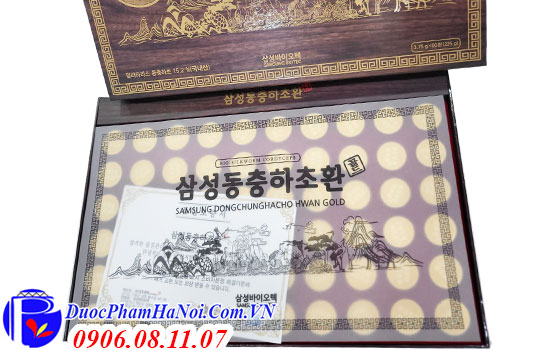 Đông trùng hạ thảo Samsung Gold hộp 60 viên