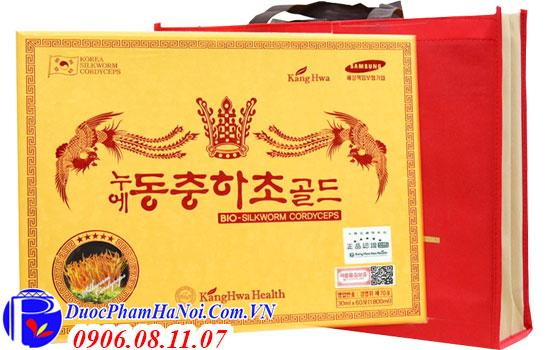 Nước Đông Trùng Hạ Thảo Kanghwa Health Bio Silkworm Cordyceps