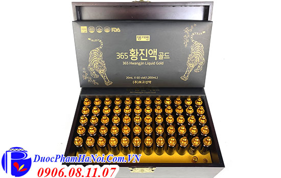 Tinh Chất Đ&ocirc;ng Tr&ugrave;ng Hạ Thảo 365 HwangJin Liquid Gold
