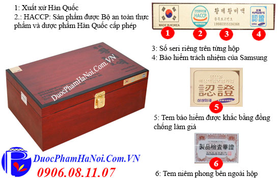 Tinh chất đông trùng hạ thảo Hàn Quốc 60 ống