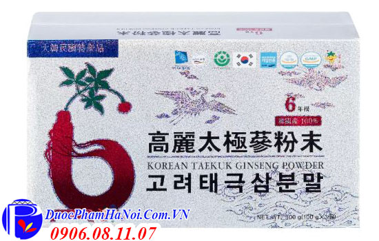 Bột thiên sâm Chính Phủ Hàn Quốc