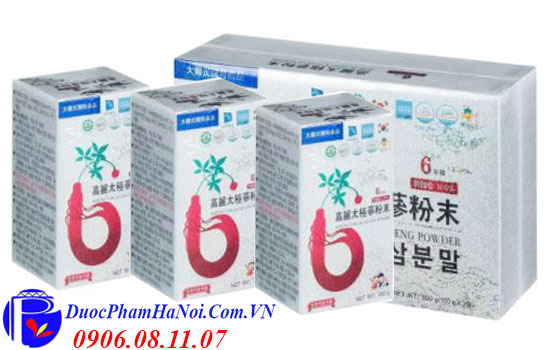 Bột thiên sâm Chính Phủ Hàn Quốc