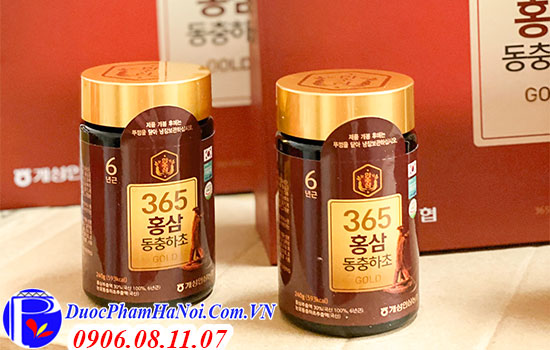 Cao hồng sâm đông trùng hạ thảo 365 Hàn Quốc