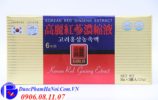 Cao hồng sâm nguyên chất 100% Jeong Won Hàn Quốc