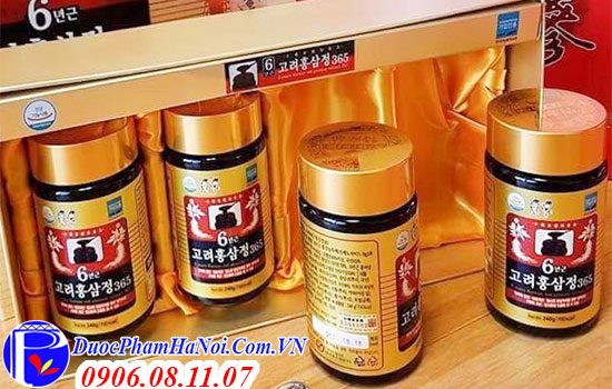 Cao hồng sâm 365 hộp 4 lọ