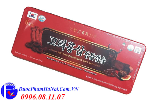Korean Red Ginseng Extract Soft Capsules