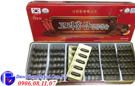 Korean Red Ginseng Extract Soft Capsules