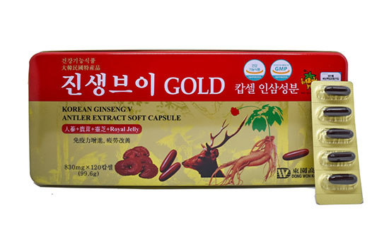 Đạm Sâm Korean Ginseng V Antler Extract Soft Capsule Giá Tốt