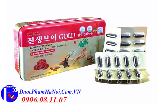Korean Ginseng V Antler Extract Soft Capsule Hàn Quốc