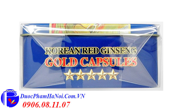 Đạm sâm Korean Red Ginseng Gold Capsules 820mG