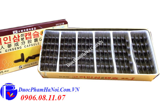 đạm sâm Korean Ginseng Capsule Gold Hàn Quốc