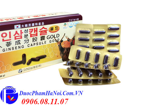 đạm sâm Korean Ginseng Capsule Gold Hàn Quốc