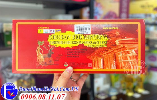 Đạm sâm nhung hươu linh chi Mushroom Deer Antlers