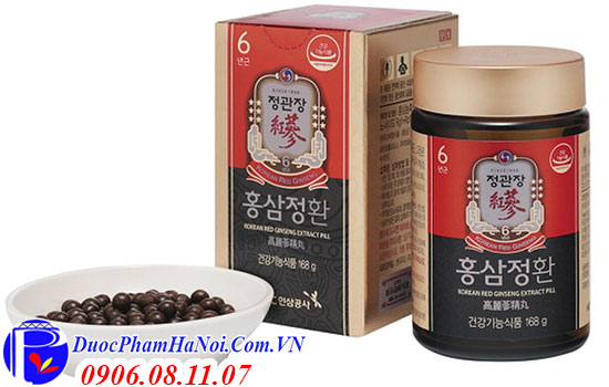 Viên Hồng Sâm Cao Cấp KGC Lọ 168G Korean Red Ginseng Extract Pill