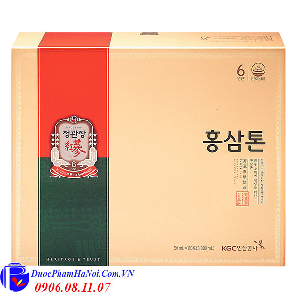 Nước hồng sâm KGC Korean red ginseng tonic Hàn Quốc