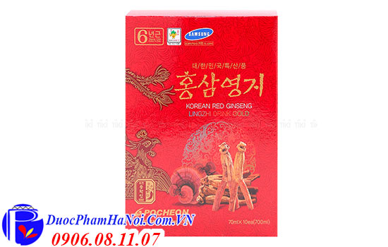 Nước Hồng Sâm Linh Chi Pocheon Hàn Quốc Chính Hãng