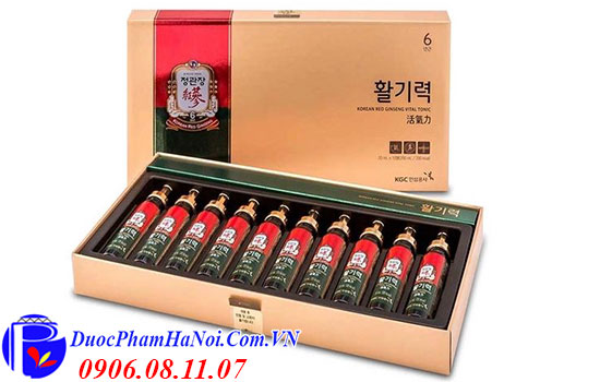 Korean red ginseng vital tonic 20ml x 10 ống
