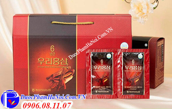 6 years woori korean red ginseng