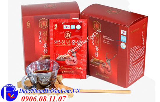 Nước hồng s&acirc;m nhung hươu linh chi 365