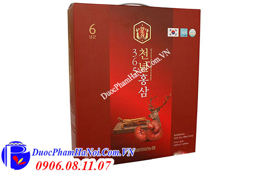 Nước hồng s&acirc;m nhung hươu linh chi 365