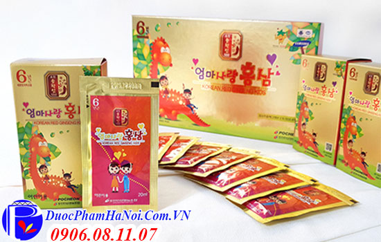 Hồng sâm Pocheon cho bé