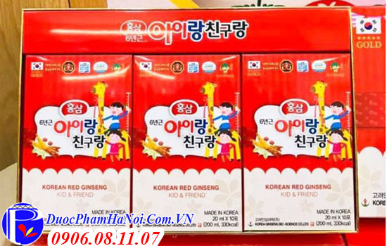 Hồng Sâm Trẻ Em Hươu Cao Cổ Korean Red Ginseng Kid & Friend