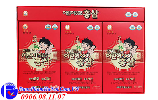 Nước hồng sâm baby ngón tay 365