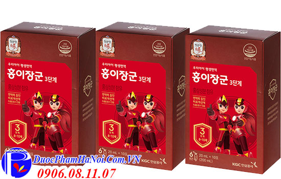 Nước hồng sâm trẻ em cheong kwan jang