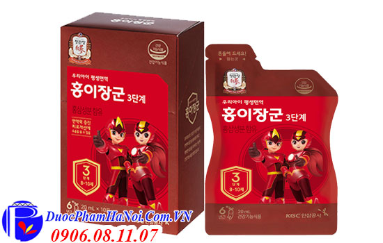 Nước hồng sâm trẻ em cheong kwan jang