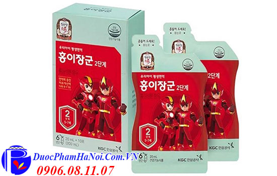 Nước hồng sâm trẻ em KGC